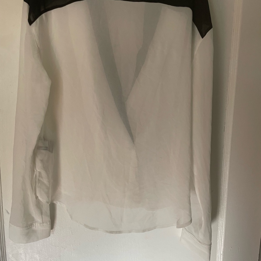 Massimo Dutti Black and White Blouse